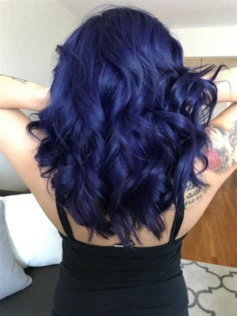 indigo #Bluehair #purplehair | Indigo hair, Dark blue hair, Hair color blue