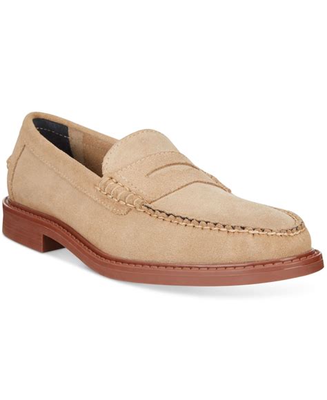 Cole haan Men's Pinch Campus Penny Loafers in Beige for Men (Khaki) - Save 26% | Lyst