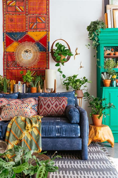 100 Boho Chic Living Room Ideas 90 | Bohemian living room decor, Bohemian style living room ...