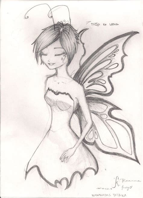 easy to draw fairy pictures - Google Search | Fairy drawings, Art drawings sketches simple ...