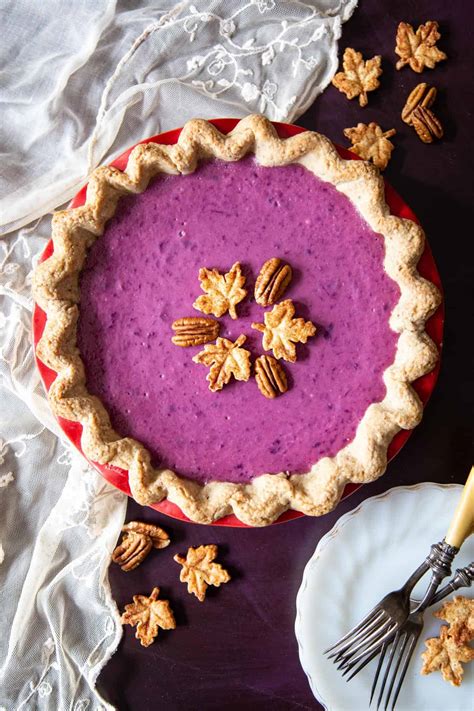 Purple Sweet Potato Pie - Wild Wild Whisk