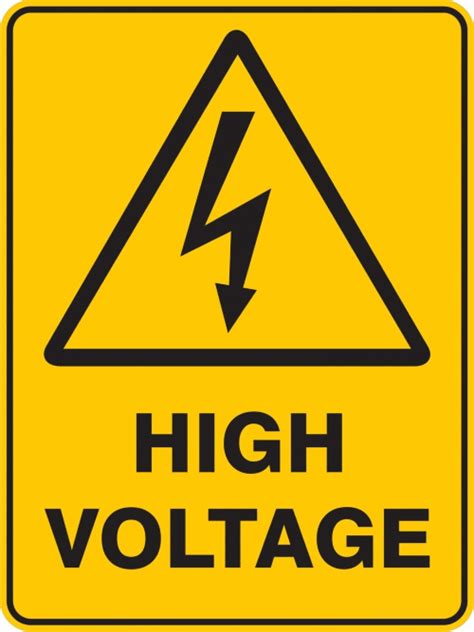 High Voltage Warning Signs - ClipArt Best