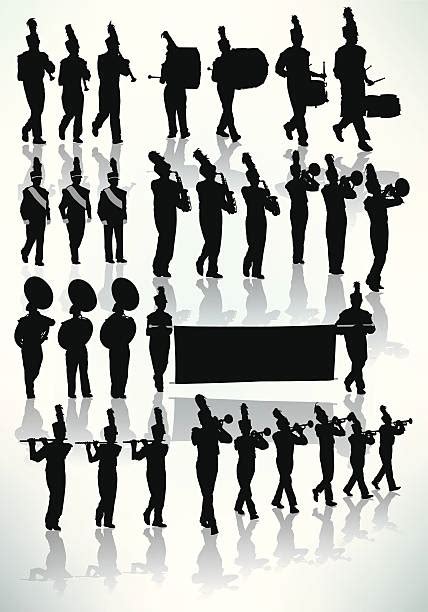Marching Band Clip Art, Vector Images & Illustrations - iStock