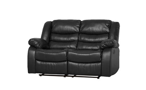 Sorrento Black Leather Recliner Sofa £349.99 | Reclining sofa, Living room leather, Black ...