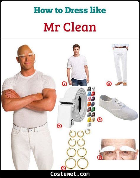 Mr. Clean Costume for Cosplay & Halloween 2023 | Mens halloween costumes, Funny mens costumes ...