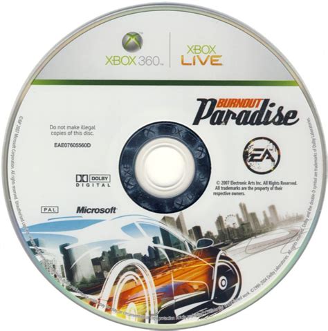 Burnout: Paradise (2008) Xbox 360 box cover art - MobyGames