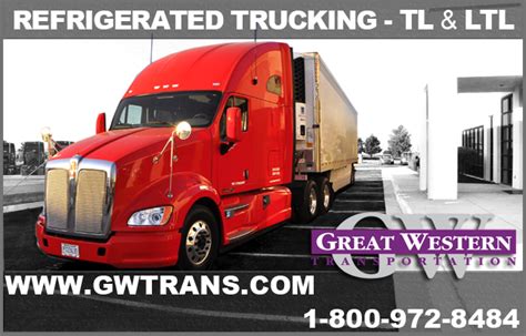 Refrigerated Trucking Transportation - Great Western Transportation