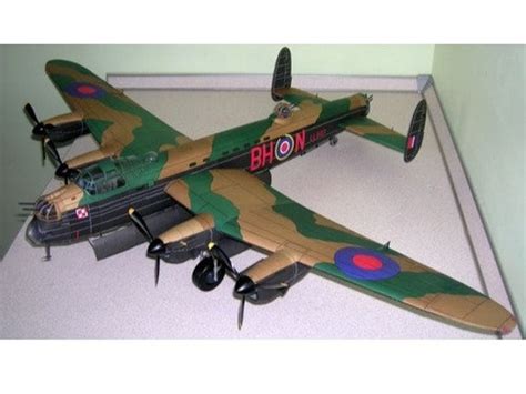 Avro Lancaster Bomber Aircraft PaperCraft Paper Model Plans et | Etsy