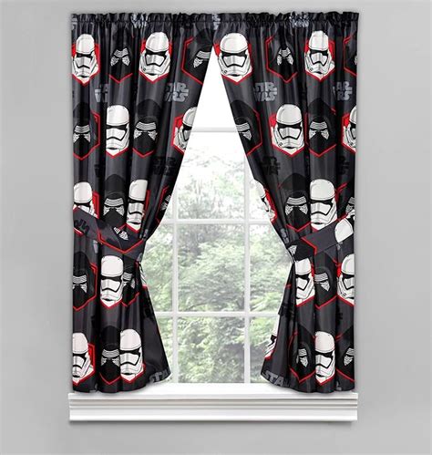 Star Wars The Force Awakens Curtains Window Drapes Feat Kylo Ren and ...