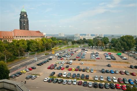 Parking in the center of Dresden | Stock image | Colourbox