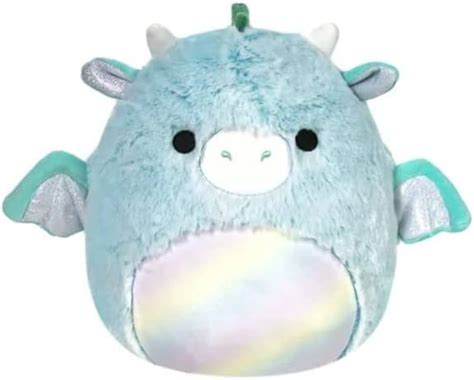 Squishmallow Official Kellytoy Plush 8" Dragon- ONE Of Two Pictured Styles May Vary Dexter Or ...