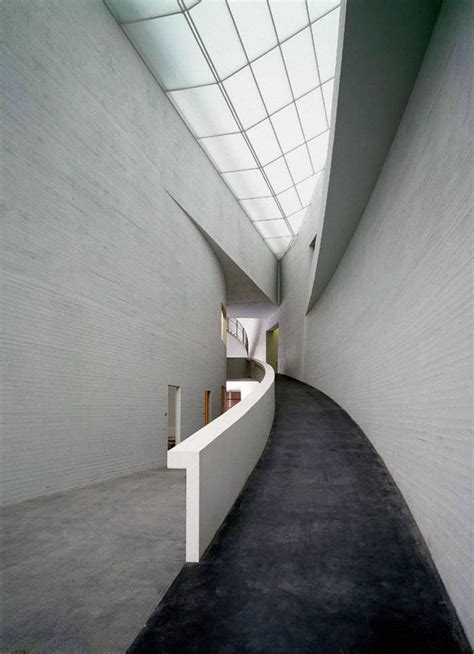 Interior view of Kiasma, the finish contemporary art museum, built between 1992 and 1998, in ...