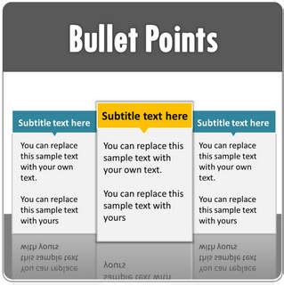 PowerPoint Bullet Point List Templates