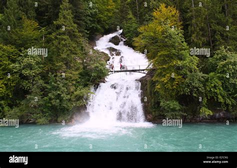 Waterfalls in Switzerland Stock Photo - Alamy