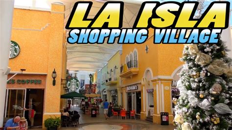 LA ISLA Shopping Village Cancun Mexico (4k) - YouTube