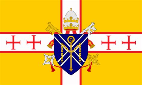 An interesting Papal States flag I though I'd share. : r/vexillology