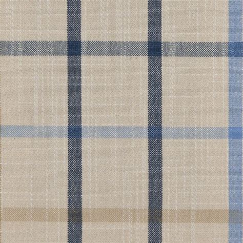 Casual Plaid Mallard Blue Upholstery Fabric - Home & Business Upholstery Fabrics