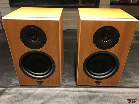 Linn Kan Speakers Excellent Condition. Beautiful Cherry Wood cabinets ...