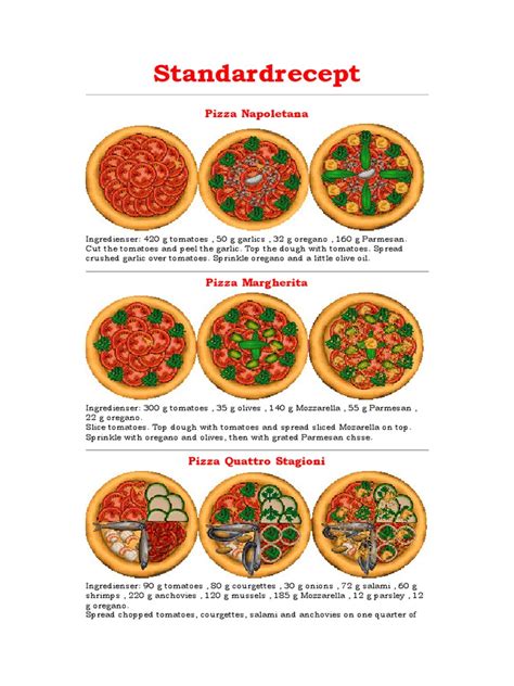 Pizza Tycoon Recipe Book | PDF | Pizza | Garlic