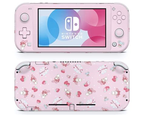 My Melody Pink Nintendo Switch Lite Skin | Nintendo, Nintendo switch ...