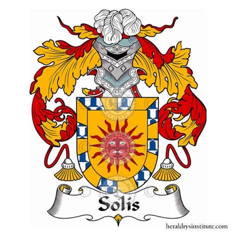 Solis familia heráldica genealogía escudo Solis