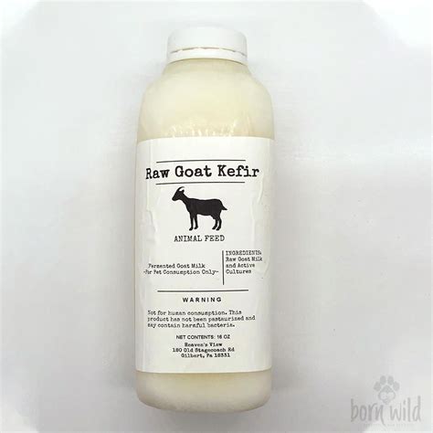 Goat Kefir - Born Wild Raw Pet Food