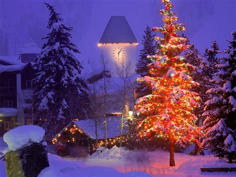 Christmas Snow Scenes Wallpapers - Top Free Christmas Snow Scenes ...