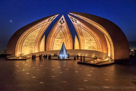 Pakistan Monument At Night, Islamabad, Pakistan - a photo on Flickriver