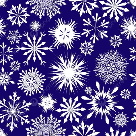 Seamless Snowflakes Background For Winter And Christmas Theme, Winter ...