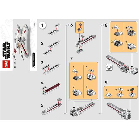 LEGO X-wing Starfighter Set 30654 Instructions | Brick Owl - LEGO ...