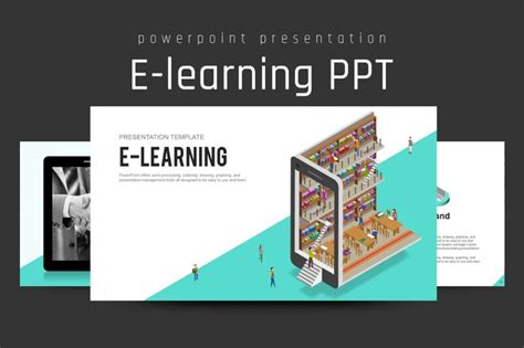 E-learning PPT PowerPoint template #107833 - TemplateMonster | Powerpoint, Powerpoint templates ...