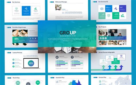 Group Professional Business Google Slides Template