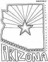 Arizona State Coloring Pages sketch template