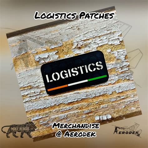 Logistics - Velcro PVC Patch - 3 inch by 1.5 inch