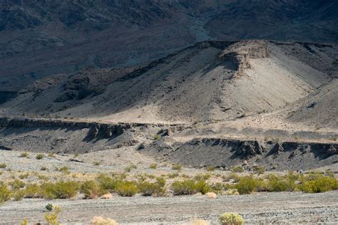 Fault scarp cutting alluvial fan deposits – Geology Pics