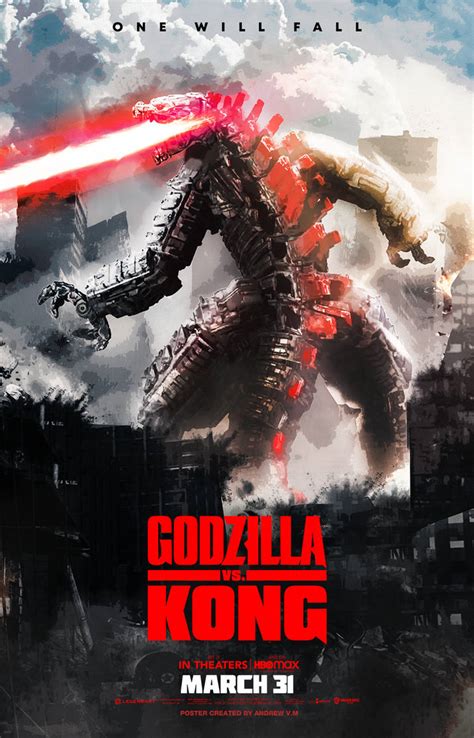 GODZILLA VS KONG MECHAGODZILLA POSTER 4K by Andrewvm on DeviantArt