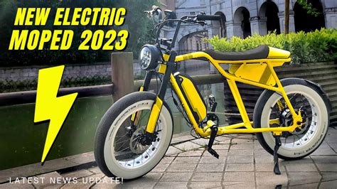 7 Upcoming Electric Moped-Style Bikes with Knobby Tires for 2023 - YouTube