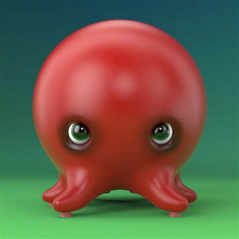 free octopus 3d model