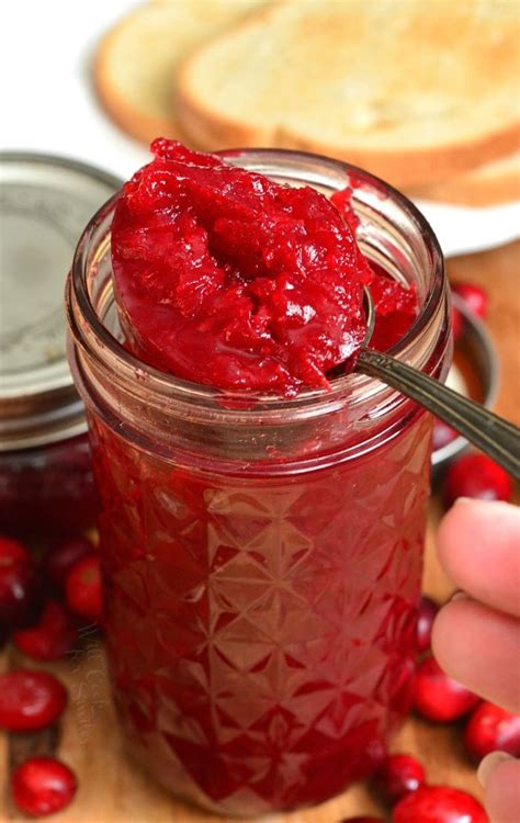 Homemade Cranberry Jam - Will Cook For Smiles