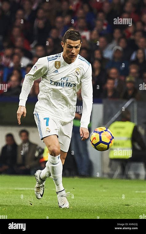 Madrid, Spain. 18th Nov, 2017. Cristiano Ronaldo (forward; Real Madrid) in action during La Liga ...