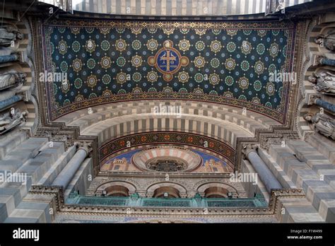 Tiles on Marseille Cathedral - Cathédrale Sainte Marie Majeure de Marseille - or Cathedral of ...