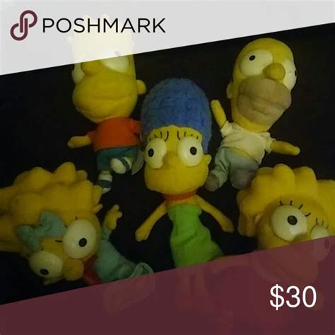 *Simpsons* plush set of 5 | Homer and marge, Plush, Simpson