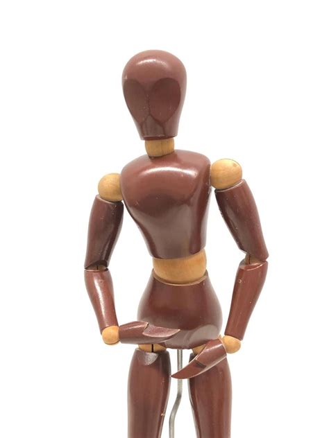 Art Deco Traditional Wooden Large Artist Mannequin Model at 1stDibs | large wooden artist ...