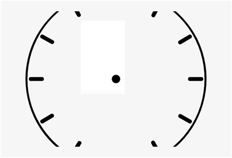 Blank Clock Face Printable - Clipart Black And White Image Of The Clock ...