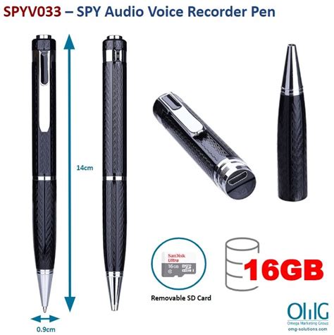 SPYV033 – SPY Audio Voice Recorder Pen – OMG Solutions