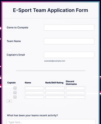 Discord Mod Application Form Template | JotForm