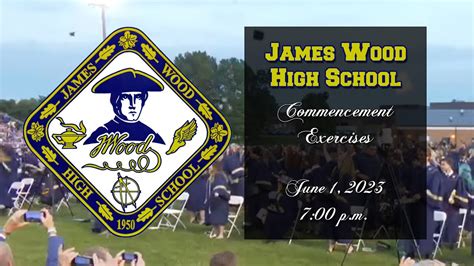 James Wood High School Commencement Exercises, June 1, 2023 - YouTube