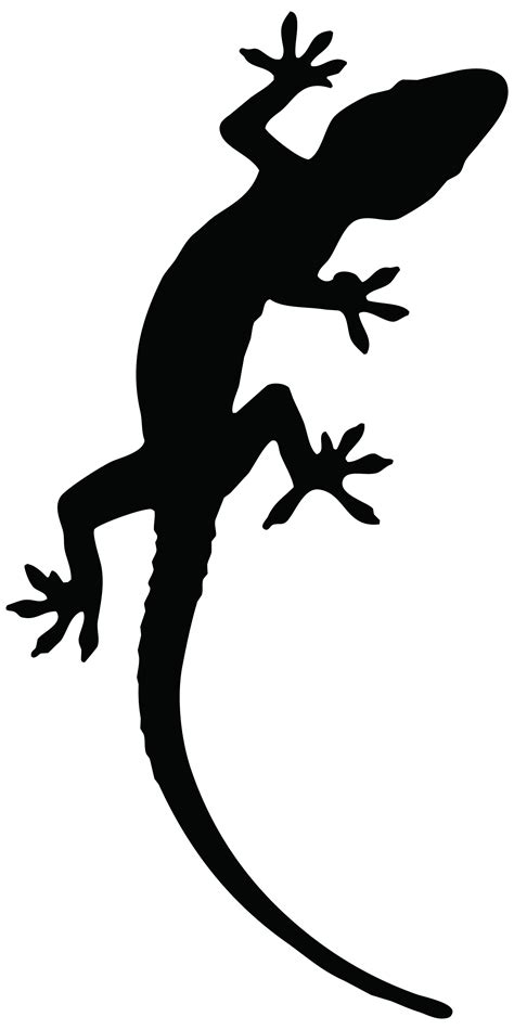 Lizard Stencil - Cliparts.co