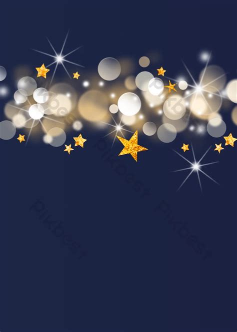 Glittering Stars Blue Background Romantic Star Glitter Wallpaper | PSD Free Download - Pikbest