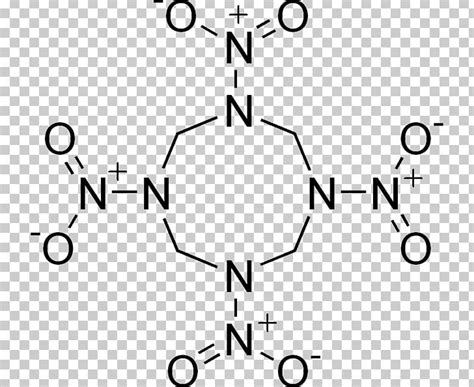 HMX Explosive Octol RDX Chemical Compound PNG, Clipart, Angle, Area, Black, Black And White ...